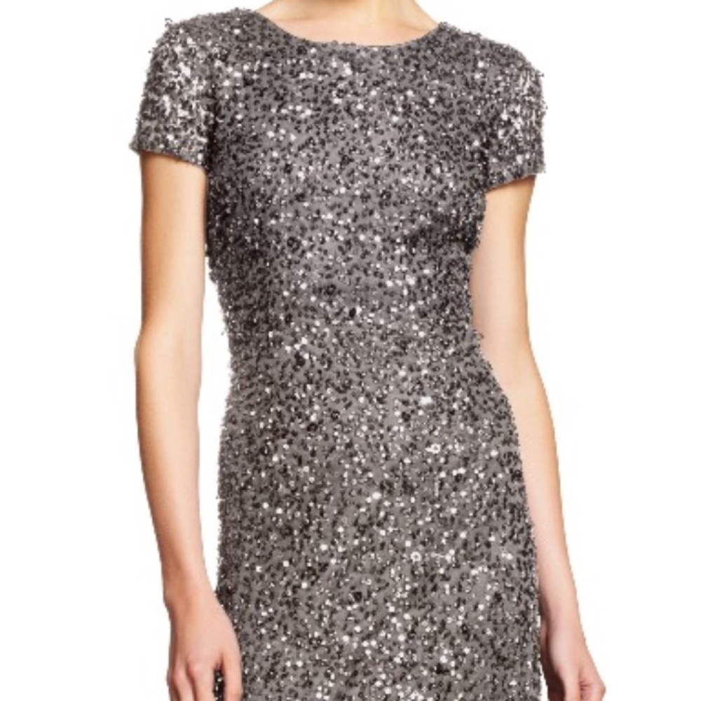 Adrianna Papell Sequin Dress Size 10